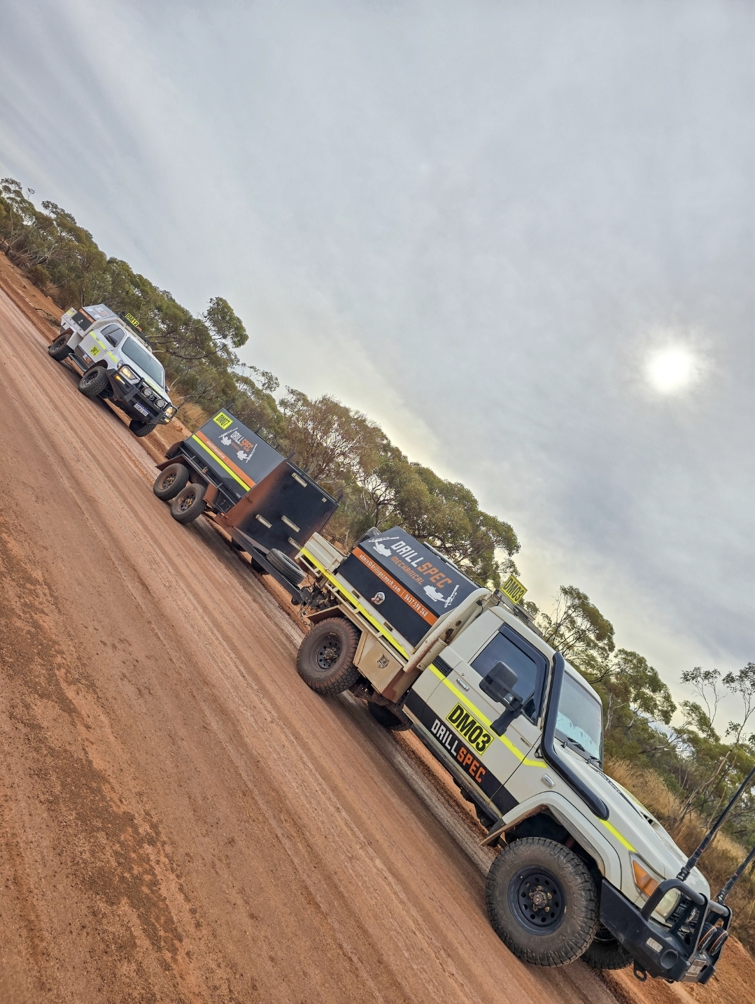Drillspec crew on site