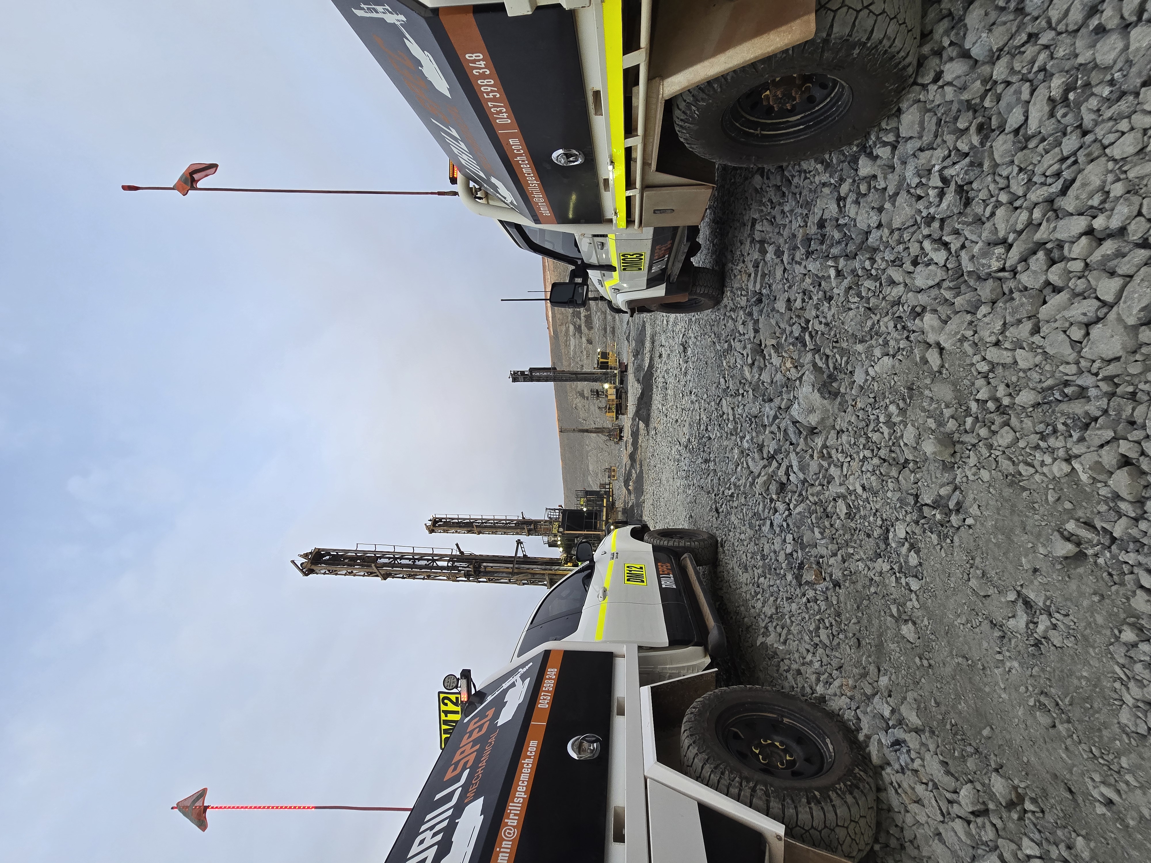 Drillspec crew on site